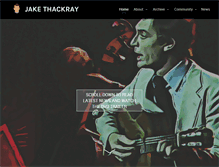 Tablet Screenshot of jakethackray.com